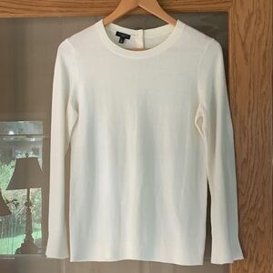 Talbots Cream Long Sleeve Top